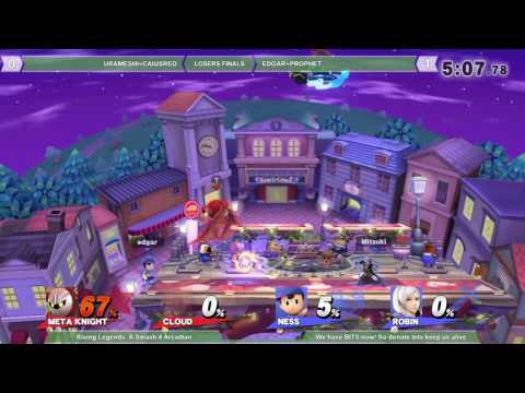 Urameshi+CaiusRed vs Edgar+Prophet - Wii U Losers Finals Smash 4 Arcadian PSG