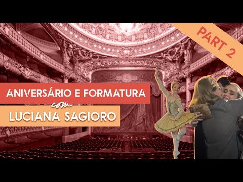 Luciana Sagioro dançando na Ópera Garnier (Paris)