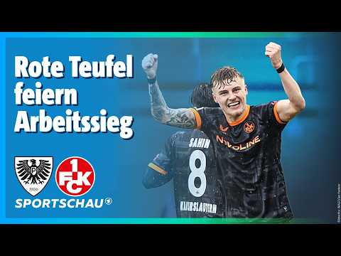 Preußen Münster - 1. FC Kaiserslautern Highlights 2. Bundesliga, 23. Spieltag | Sportschau Fußball