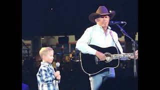 &quot;God and Country Music&quot; George Strait special guest, grandson Harvey Strait