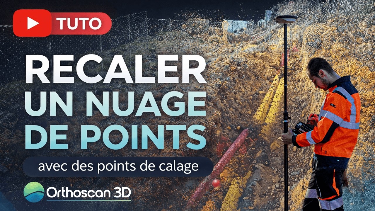Scanner sans 4G ni RTK (Points de calage)