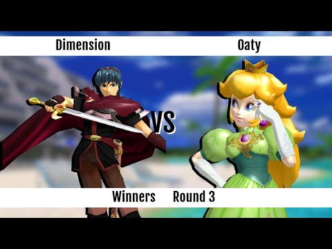 DGS SSBM Singles - Winners Round 3 - Dimension (Marth) vs Oaty (Peach)