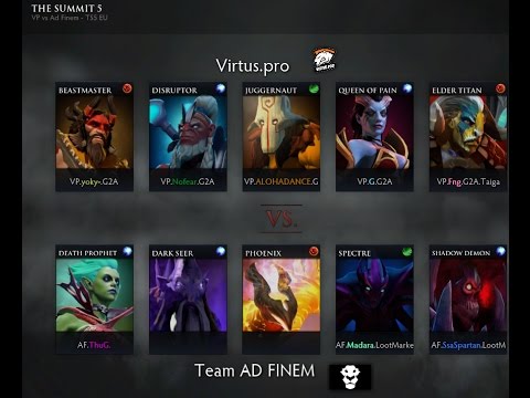 Dota 2 Ad finem Vs Virtus Pro Game 3 Final | The Summit 5 Ad Finem Vs Virtus Pro Final Game 3 TS5