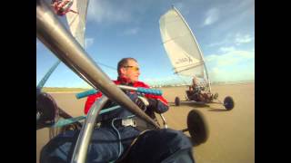 preview picture of video 'X-Sail Racing on Rhosneigr beach August 2012.avi'