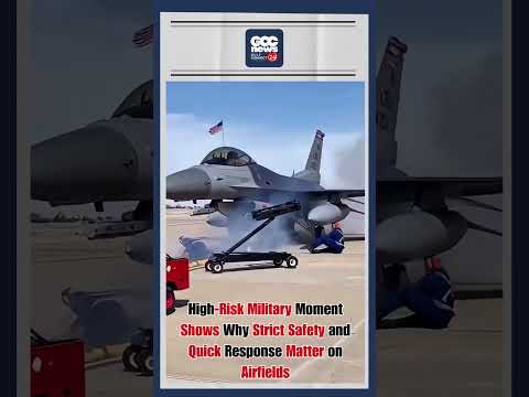 High-Risk Moment During Military Ground Operation | Airfield Safety Under Pressure