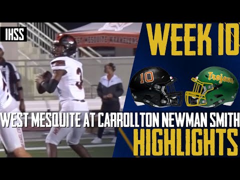 Thrilling District Title Showdown: West Mesquite vs. Newman Smith High School Football Highlights