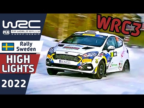 WRC Rally Highlights : Rally Sweden 2022 : WRC3 Day 1