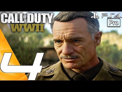 Call of Duty WW2 - Gameplay Walkthrough Part 4 - S.O.E. Train Chase (Campaign) PS4 PRO