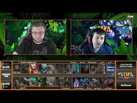 (RU) Shopify Rebellion vs Entity | map 2 | Lima Major 2023 | by @Mortalles & @FervianDota