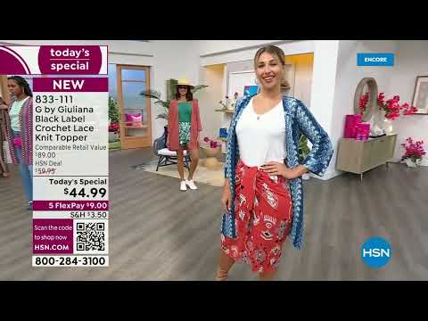 HSN | G by Giuliana Rancic Fashions Celebration 07.18.2023 - 04 AM