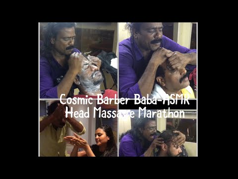 Worlds GREATEST HEAD MASSAGE|Baba Sen-Cosmic Barber 1 Hour ASMR MARATHON|Indian pure Massage|ACMP