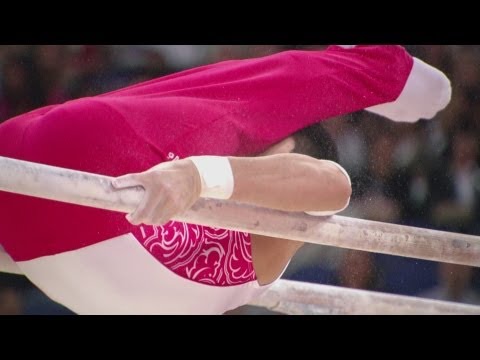 China's Feng Zhe Wins Artistic Parallel Bars Gold - London 2012 Olympics