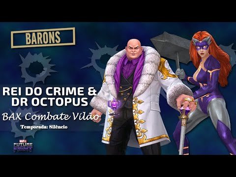 TITÂNIA & REI DO CRIME BAX [ABX] - 10.2M - COMBATE VILÃO - PARALISIA | MARVEL FUTURE FIGHT