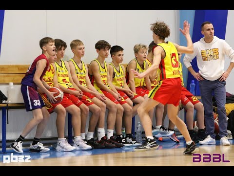 Basketball Academy Saule 2009 vs KA Snaiperis 2009 | FINAL GAME | BBBL Boys U14 Finals
