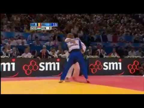 JUDO 2011 World Championships: Charline Van Snick (BEL) - Eva Csernoviczki (HUN)