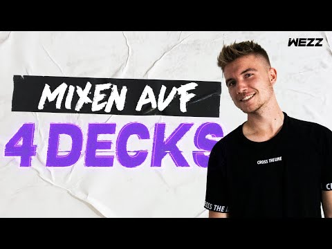 AUF 4 DECKS MIXEN WIE JAMES HYPE 🔥 || WEZZ