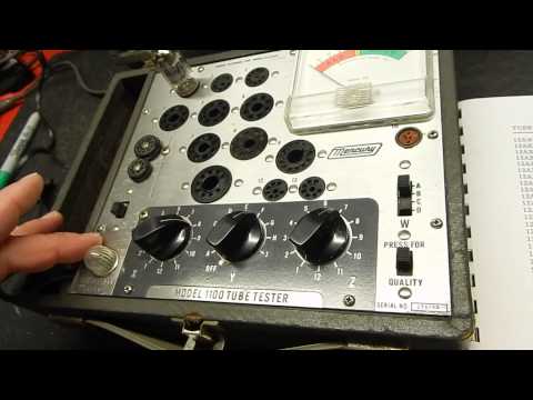 Vintage mercury Tube Tester