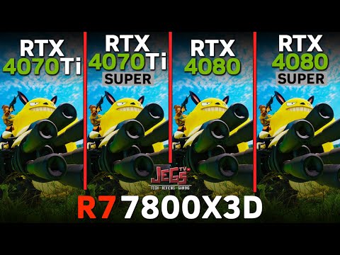 RTX 4070 Ti vs RTX 4070 Ti Super vs RTX 4080 vs RTX 4080 Super | Tested in 10 games