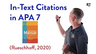 How to use APA 7 In-Text Citations in Your Paper