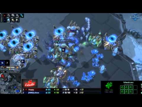 SC2 Happy vs Lilbow Game 5 Fragbite Masters Season 3 Winners Bracket 2014 Starcraft 2