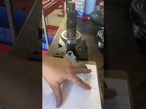 Setting pinion depth starting point