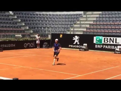 Paolo Lorenzi in allenamento #ibi16