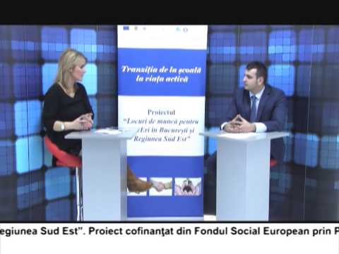 (VIDEO) Locuri de muncă pentru TINEri în București și regiunea Sud Est – VALENTIN VOICU (E4)
