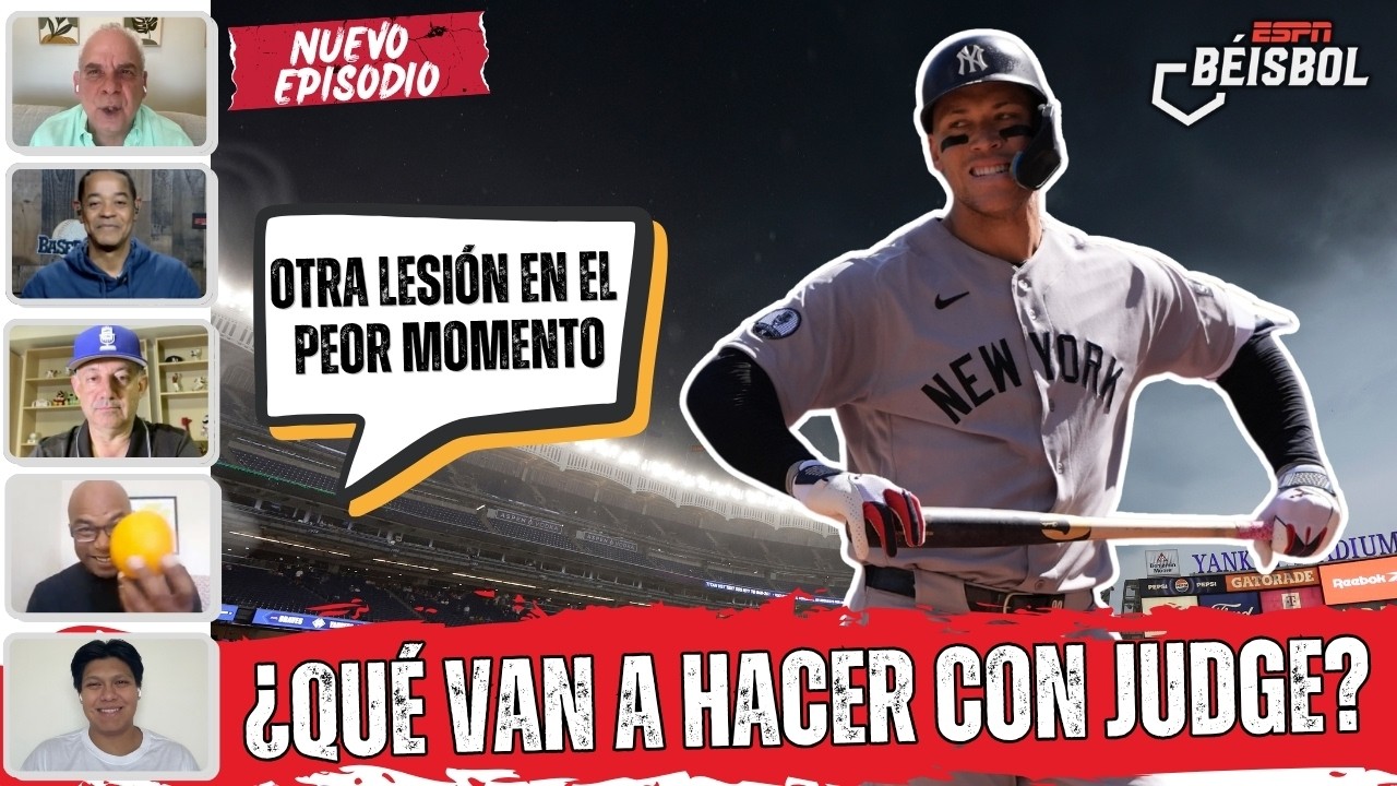 AARON JUDGE SE VOLVIÓ A LESIONAR, pero YANKEES DEPENDEN más de su PITCHEO que de ÉL | ESPN Beisbol