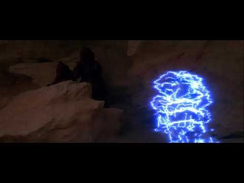 R2D2 gets shot by the Jawas