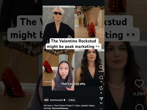 The Devil Wears Prada 2 Loves the Valentino Rockstud 👠