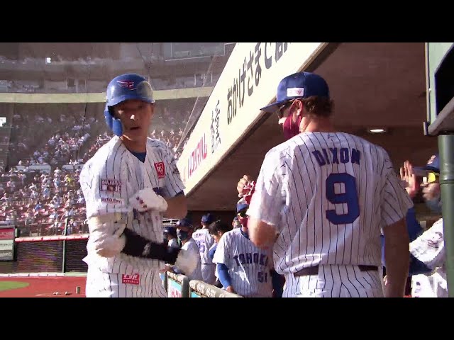【5回裏】完璧な一発!! イーグルス・辰己涼介 自身初2桁ホームラン!! 2021年10月2日 東北楽天ゴールデンイーグルス 対 千葉ロッテマリーンズ