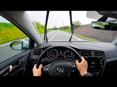 2018 Volkswagen Golf 1.4 TSI | POV Rain Drive