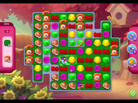 HomeScapes Level 3892 no boosters (11 moves)