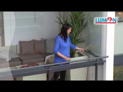 Einfache Bedienung der Lumon Balkonverglasungen