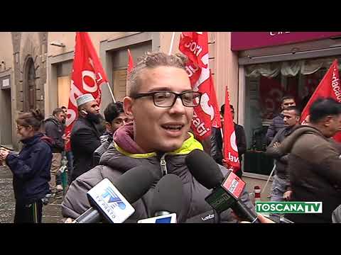 2018-11-07 PRATO - OPERAI AGGREDITI A BASTONATE, SI COBAS, INTIMIDAZIONE