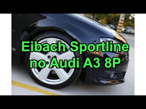 Instalando molas Eibach Sportline Audi A3 8P