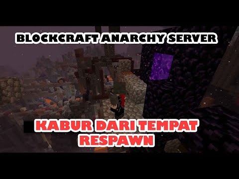 Esemehe - MINECRAFT BLOCKCRAFT Anarchy Server Indonesia is similar to 2b2t - escape journey from respawn place