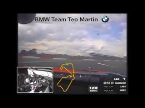 BMW Team Teo Martín Silverstone lap with Da Costa, Beirao, Bouveng and Rueda