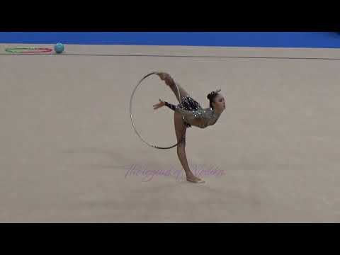 Sakura HAYAKAWA (JPN) hoop - 2015 Stuttgart worlds Qualifs