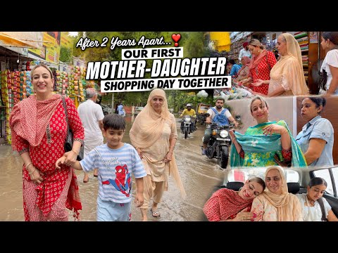 ‼️ Finally Shopping With My Mom after Waiting 2 Years 🇮🇳🔥🌧️ Cherished Every Single Moment.!