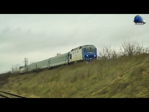 GM 64-0950-7 & IR367-2"Harghita" Budapest-Brasov & LDH 82-0361-4 in Episcopia Bihor 05 January 2018