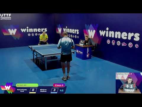 Petrushenko Yurii -Bilobrov Vladimir.  WINners CUP Table Tennis 8 27.12.2020 09:15