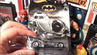 2018/2019 Hot Wheels Silver Chrome Batmobile (1989 Style) Toy Review The No Swear Gamer