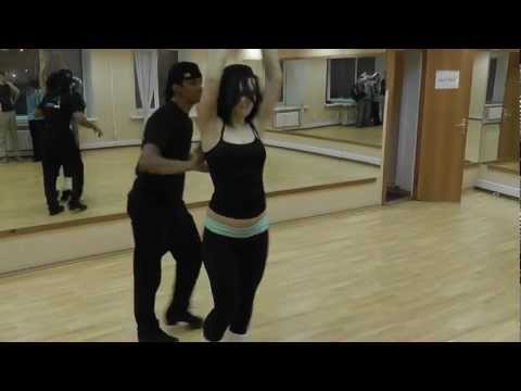 Zouk Class 02.02.12 at Brazuka Dance School - Wakko Oliviér & Анастасия Шестакова