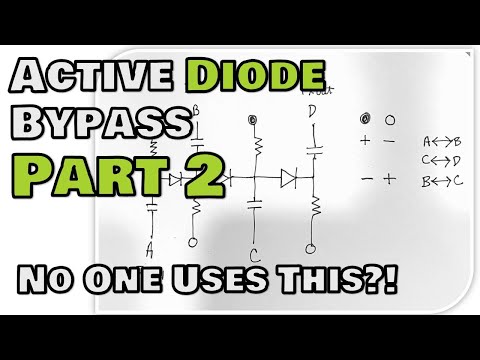 Use a DIODE to SWITCH AUDIO just like a TRUE BYPASS? Active Diode Switch Explained Part 2.