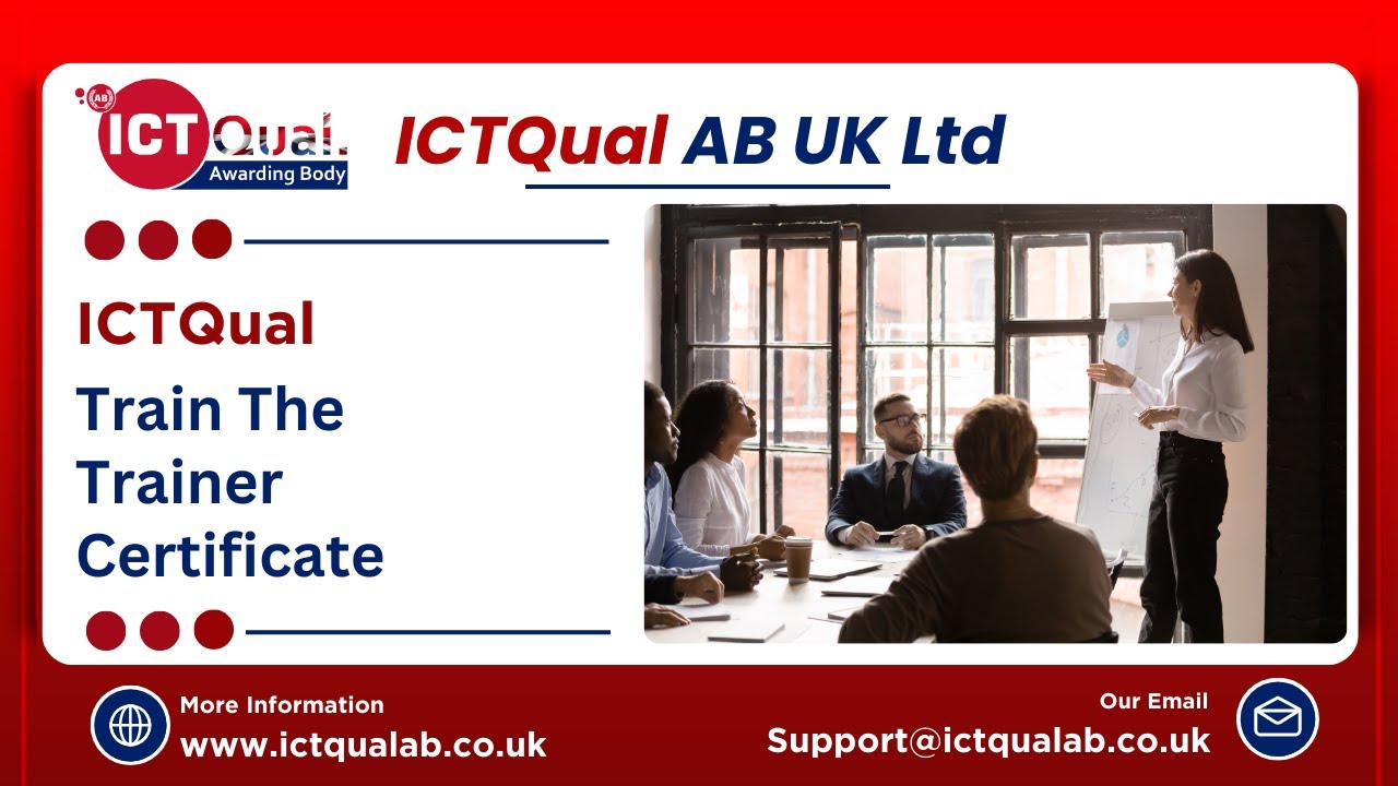 ICTQual Train The Trainer Certificate