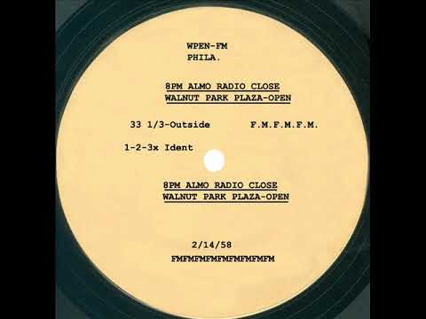 WPEN FM Transcription Record 1958