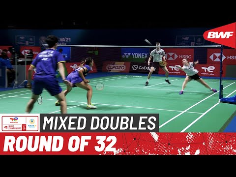 TotalEnergies BWF World Championships 2021 | Hall/MacPherson (SCO) vs Tang/Tse (HKG) [5] | R32