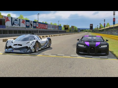 Bugatti Chiron Super Sport WRE 300+ vs Devel Sixteen at Monza Full Course