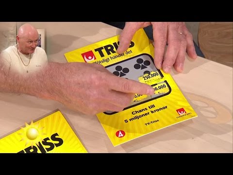 Bullen skrapar Triss - kolla in skraptekniken - Nyhetsmorgon (TV4)